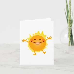 Happy Sun, Sunshine, Summer Solstice Card
