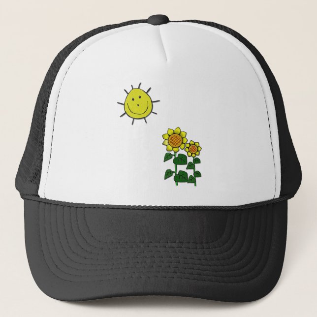Happy Sun Trucker Hat (Front)
