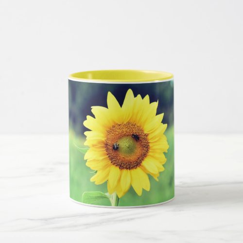 Happy Sunflower Ceramic Mug