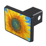 Happy Sunflower Hitch Cover at Zazzle