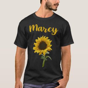 Happy Sunflower - Marcy Name T-Shirt