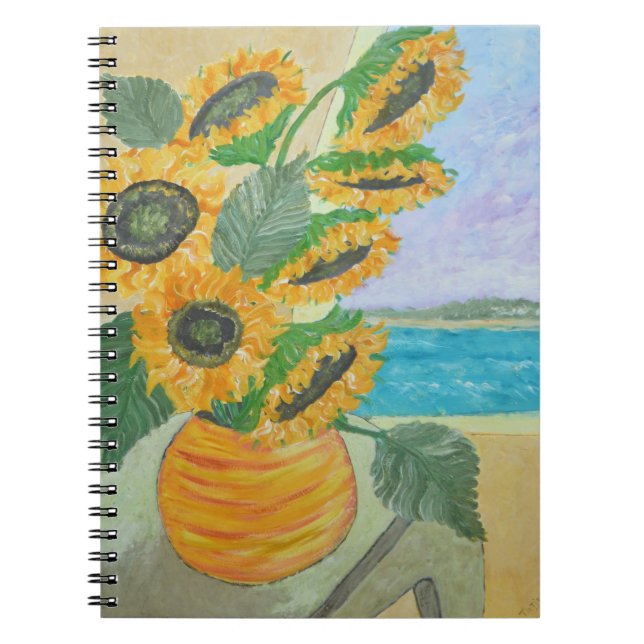 Happy Sunflower Notebook (Front)