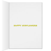 happy sunflowers cards (Inside (Right))