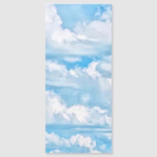 Happy Sunny Clouds All Over Print Background
