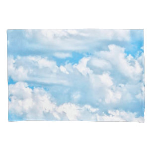 Happy Sunny Clouds Decor Pillowcase