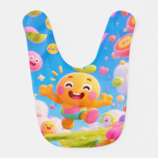 🍽️ Happy Sunshine Baby Bib | Cute & Colorful