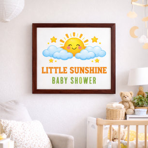 Happy Sunshine Baby Celebration Sun Clouds Art Award Plaque