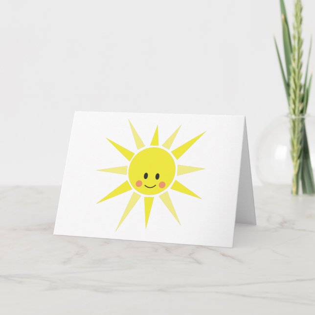 Happy Sunshine Card (Front)