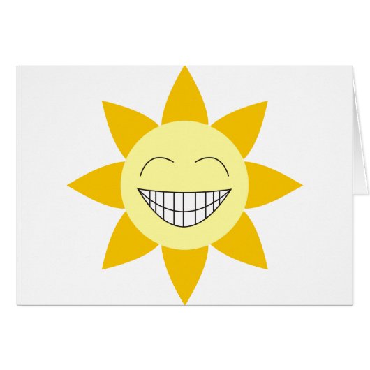 Happy Sunshine Cards (Front Horizontal)
