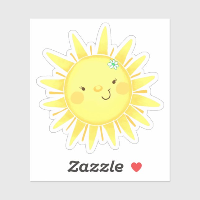 Happy Sunshine Fun Sticker (Sheet)