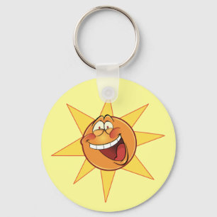 Happy Sunshine Keychain