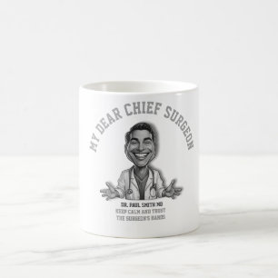 Happy Surgeon Cartoon Print For Gifts Coffee Mug