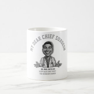 Happy Surgeon Cartoon Print For Gifts Coffee Mug