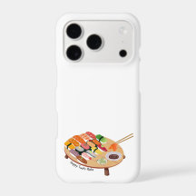 Happy Sushi Plate Cute iPhone Case