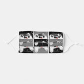 Happy & Sweaty Video Game Controller Adult Cloth Face Mask (Front, Folded)