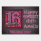 Happy Sweet 16th Birthday Sign #2