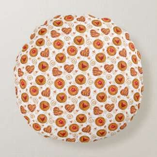 happy Sweet Delights: Celebrate Cookie Day with De Round Pillow
