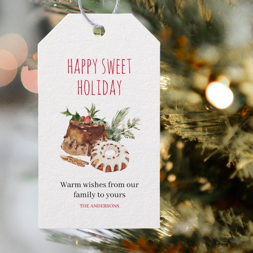 Happy Sweet Holiday  Christmas Gift Tags