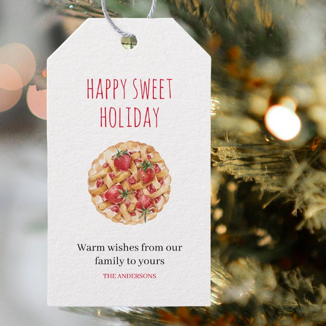 Happy Sweet Holiday | Christmas Gift Tags (Creator Uploaded)