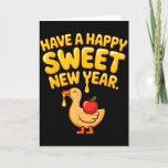 Happy Sweet New Year Goose Cookie Rosh Hashanah  Card