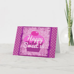 Happy Sweet Sixteen Birthday Card