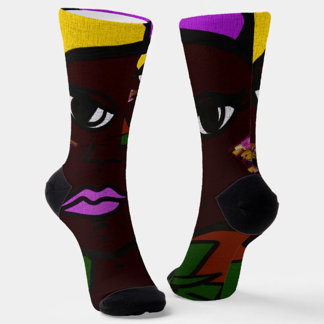 Happy Sweethearts' Day Socks (Angled)