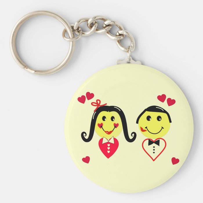 Happy Sweethearts Keychain