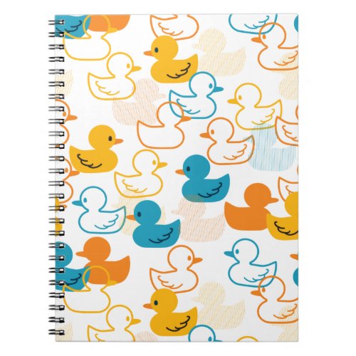 Happy Swimming a Paddling of Ducks Pattern II Notebook