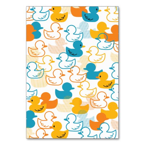 Happy Swimming a Paddling of Ducks Pattern II Table Number