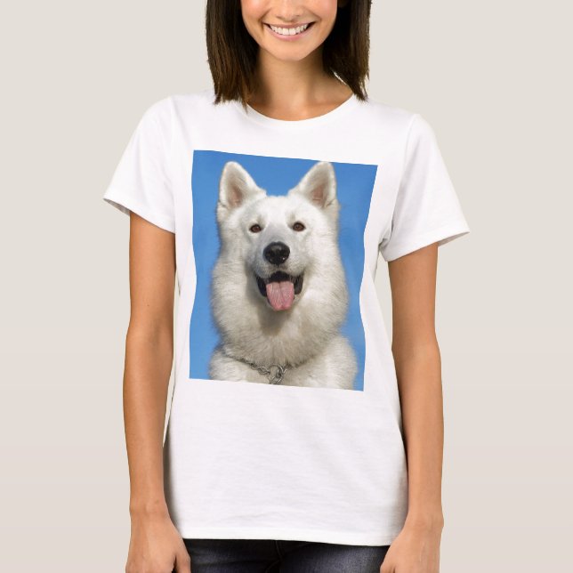 Happy Swiss Shepherd dog T-Shirt (Front)