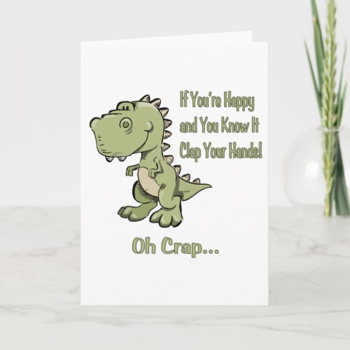 Happy T_Rex Card