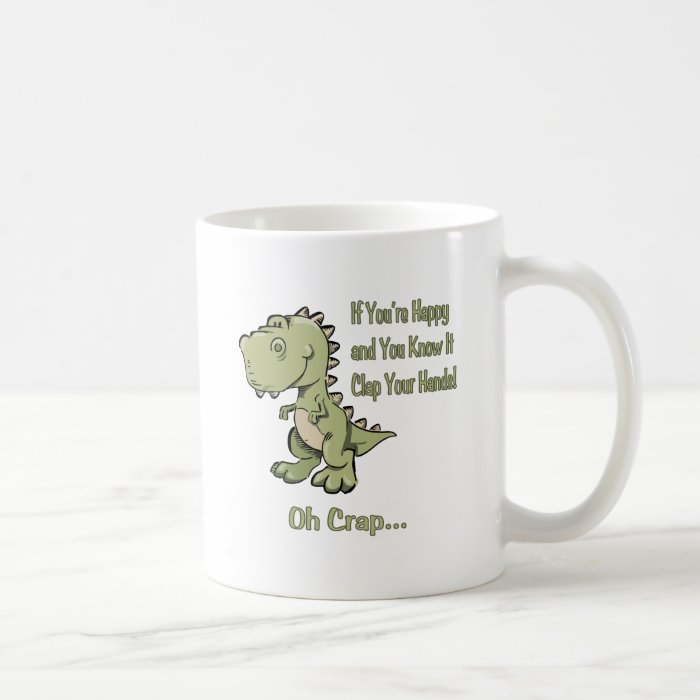 Happy T Rex Coffee Mug