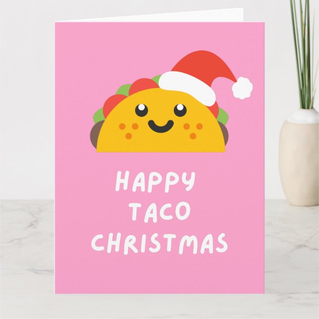 HAPPY TACO CHRISTMAS CARD (Front)
