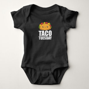 Happy Taco Tuesday - Mexican Food Baby Bodysuit