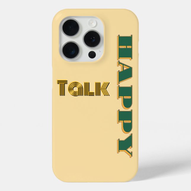 Happy Talk Beige      Case-Mate iPhone Case (Back)