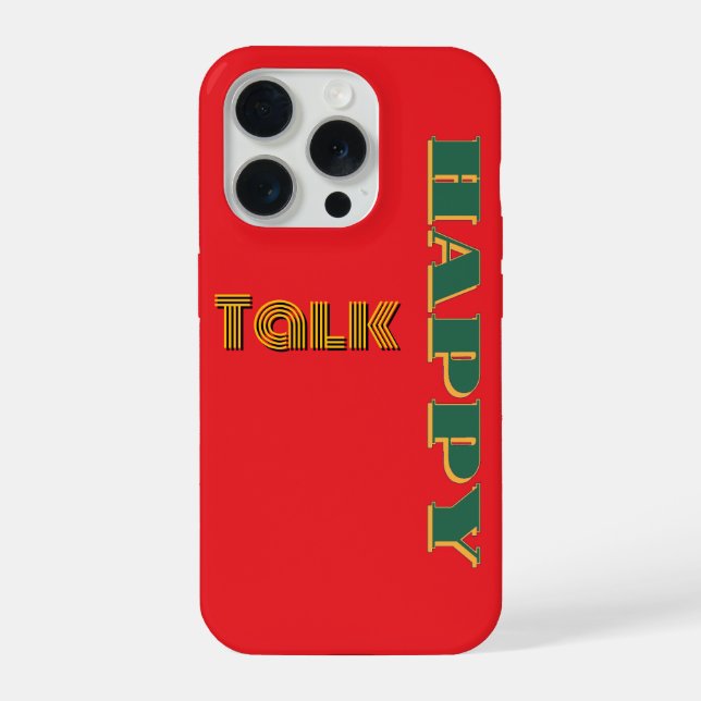 Happy Talk Red Green       Iphone Case (Back)