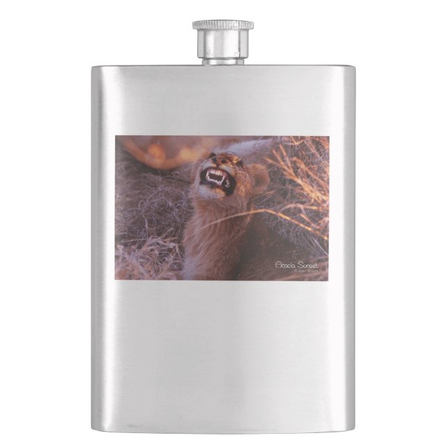 Happy Tau Flask (Front)