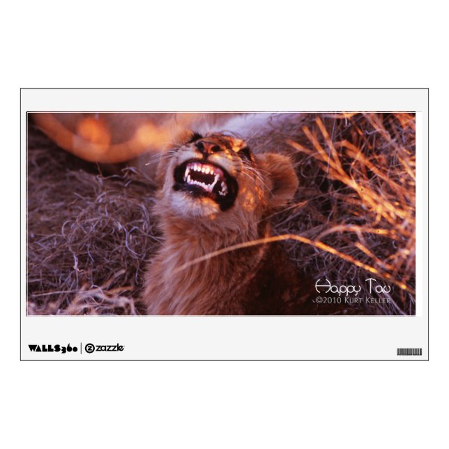 Happy Tau Wall Sticker (Front)