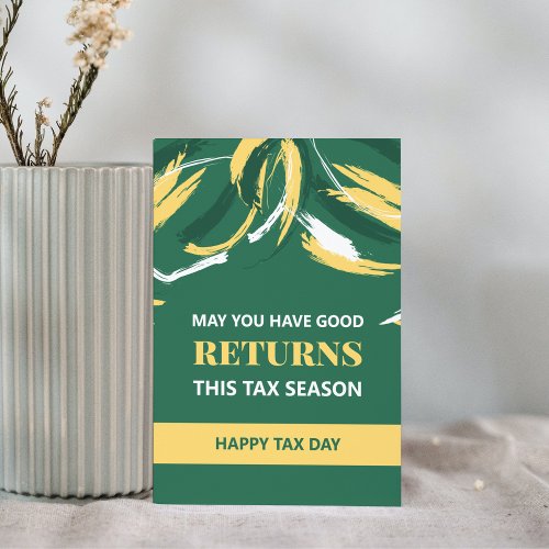 Happy Tax Day Postcard