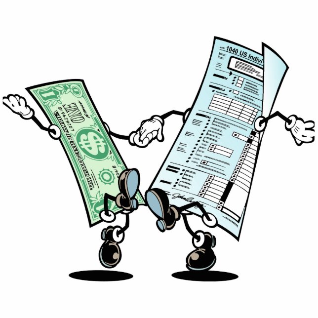 Happy Tax Refund Design Cutout (Front)