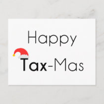 Happy TaxMas Holiday Postcard