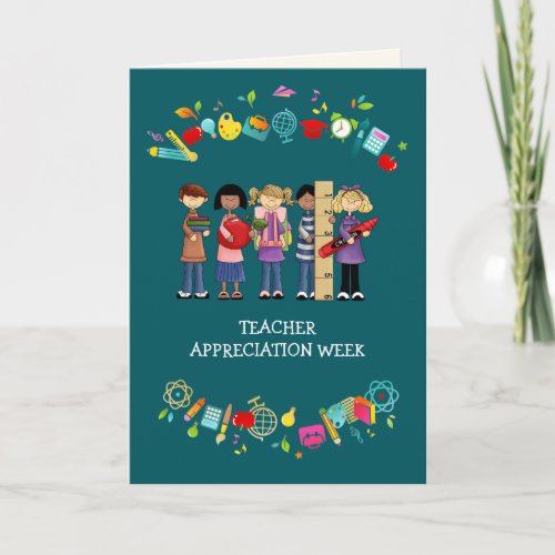 Happy Teacher Appreciation Week Custom Card