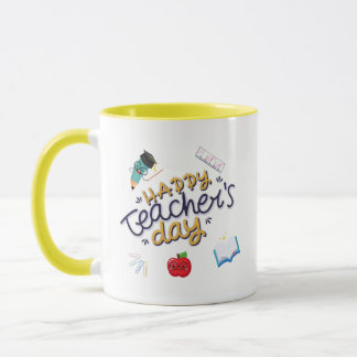 Happy Teacher’s Day Cute Illustration Mug