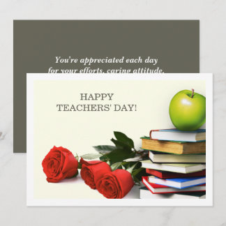 Happy Teachers' Day Custom Card