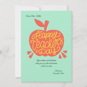 Happy Teacher's Day Greeting Card