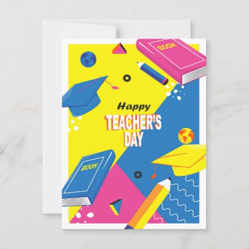 Happy Teachers Day Postcard