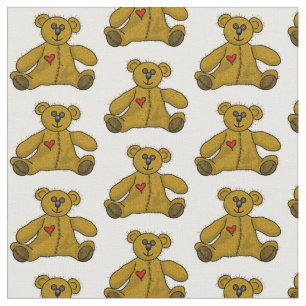 Happy Teddy Bear Fabric