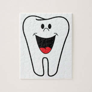 Happy teeth customizable for your Dental practice Jigsaw Puzzle