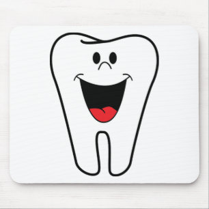 Happy teeth customizable for your Dental practice Mouse Pad