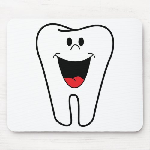 Happy teeth customizable for your Dental practice Mouse Pad